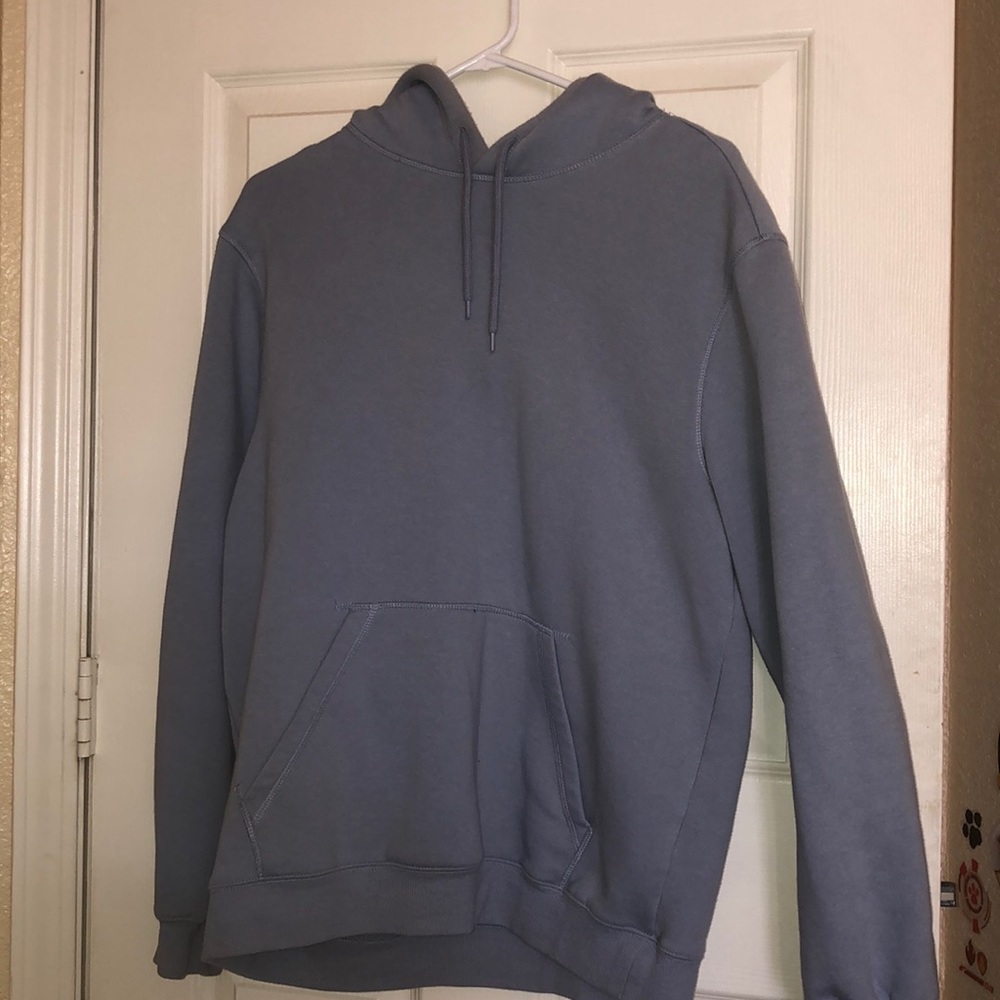 H&M’s Blue hoodie. Medium Size